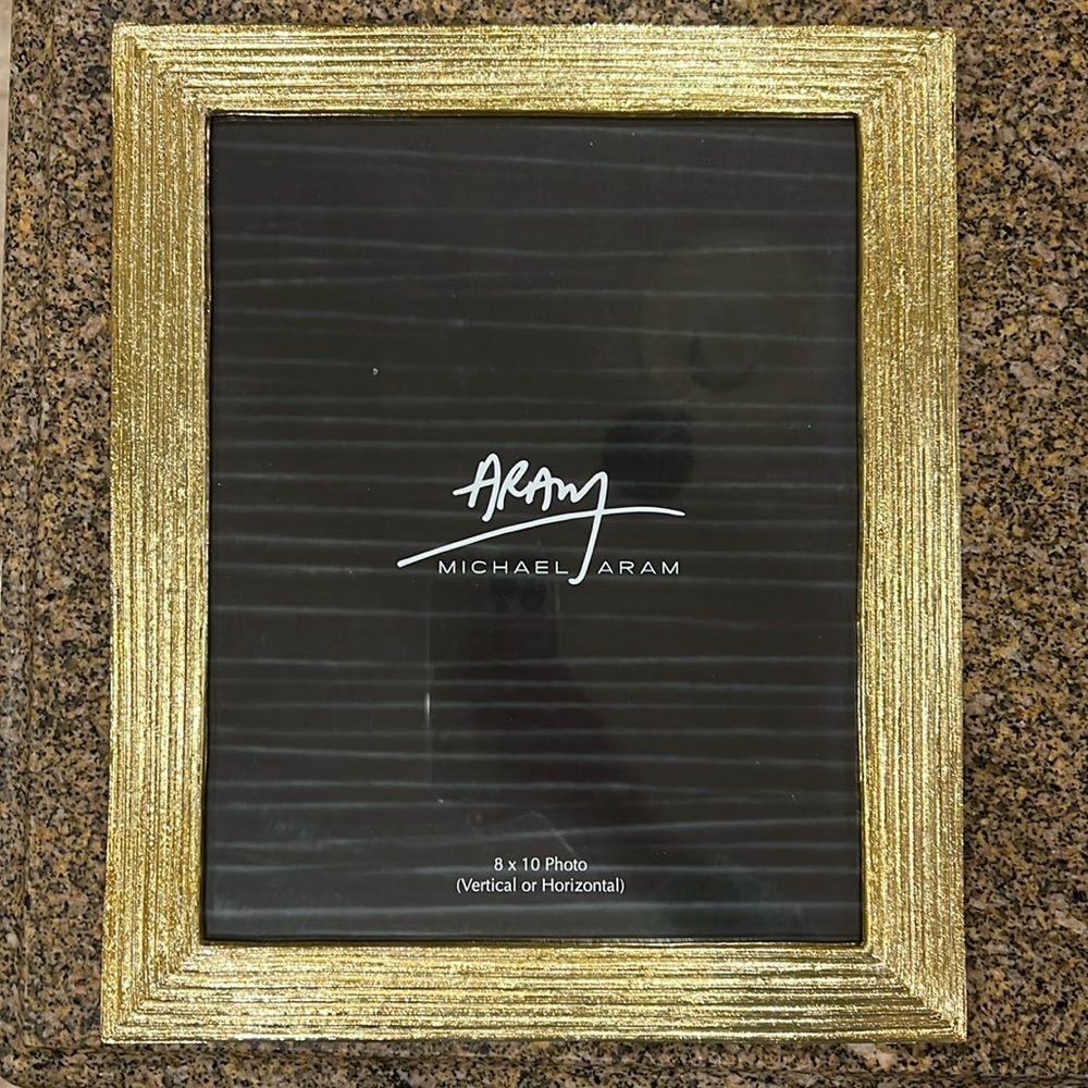 Michael Aram gold 8 x 10 picture frame